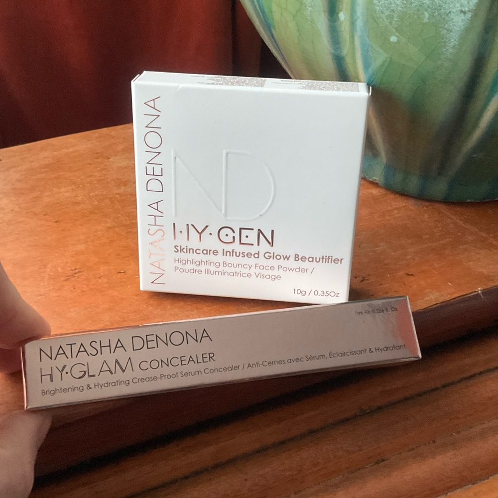 Natasha Denona Hy Glam Concealer and Infused Glow